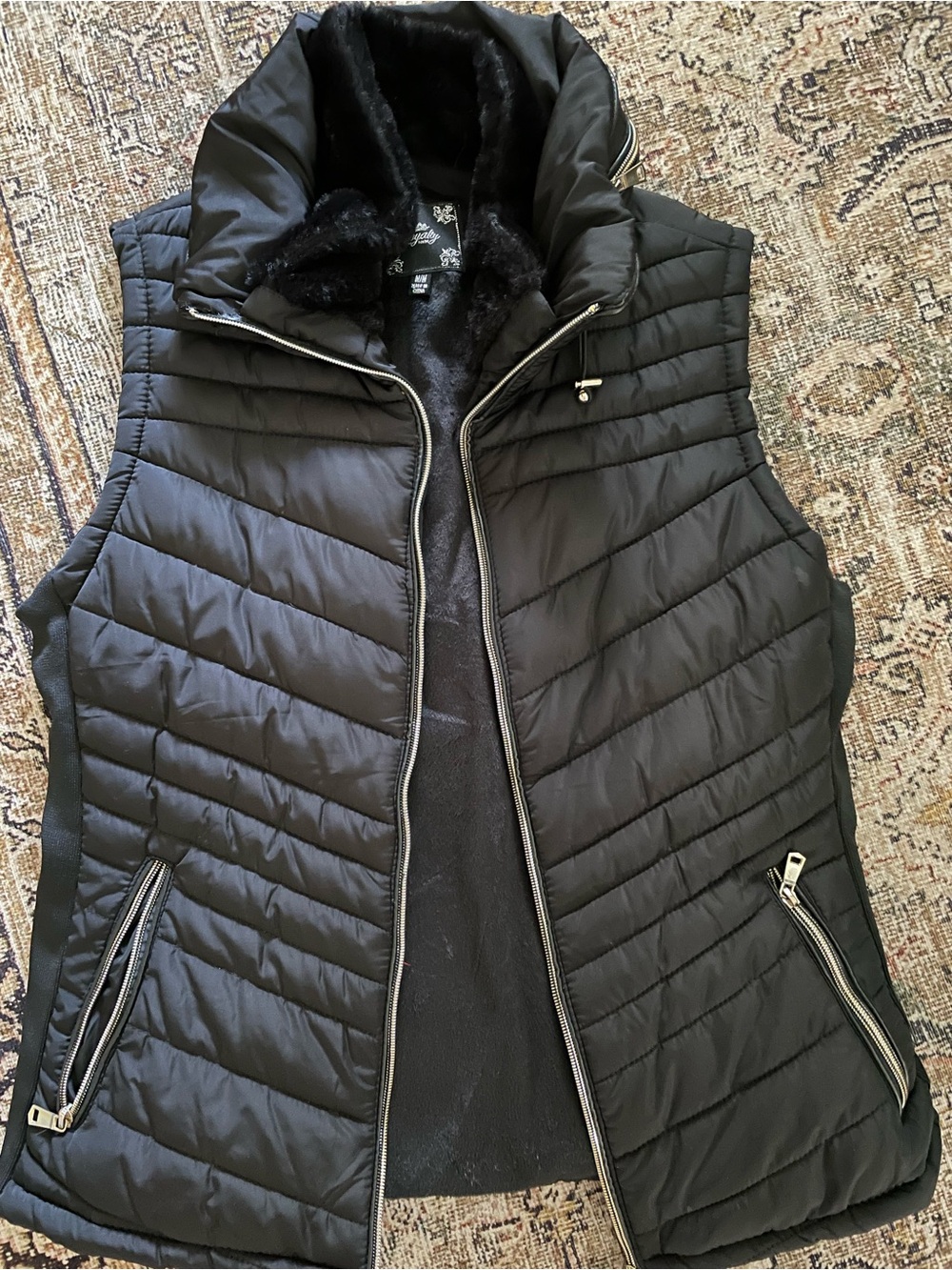 Black Puffer Vest